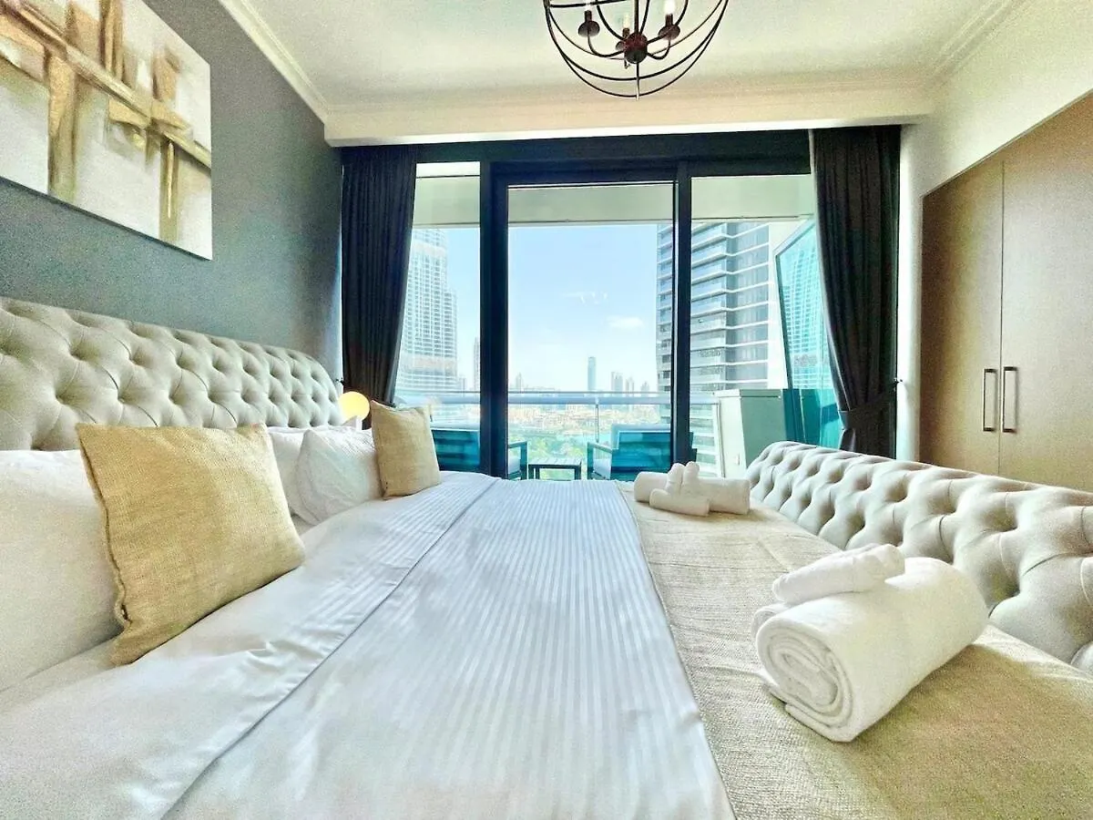 Apartment First Class 3Br Burj Khalifa & Fountain View Dubai
